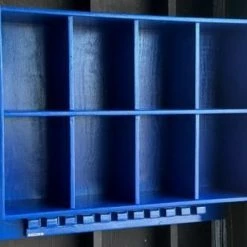 PYT Sports Helmet And Bat Rack Combo - Eight Helmets And Ten Bats