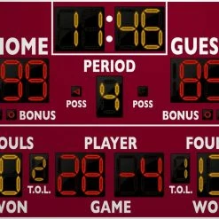 Varsity 2240 8' Wall-Mounted Scoreboard