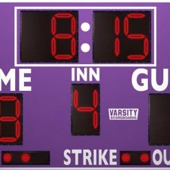 Varsity 3312 8' Baseball/Softball Electronic Scoreboard
